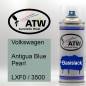 Preview: Volkswagen, Antigua Blue Pearl, LXF0 / 3500: 400ml Sprühdose, von ATW Autoteile West.